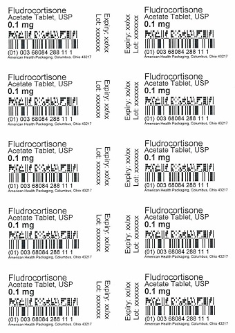 0.1 mg Fludrocortisone Acetate Tablet Blister