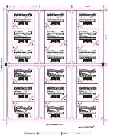 Blister card - 500 mg
