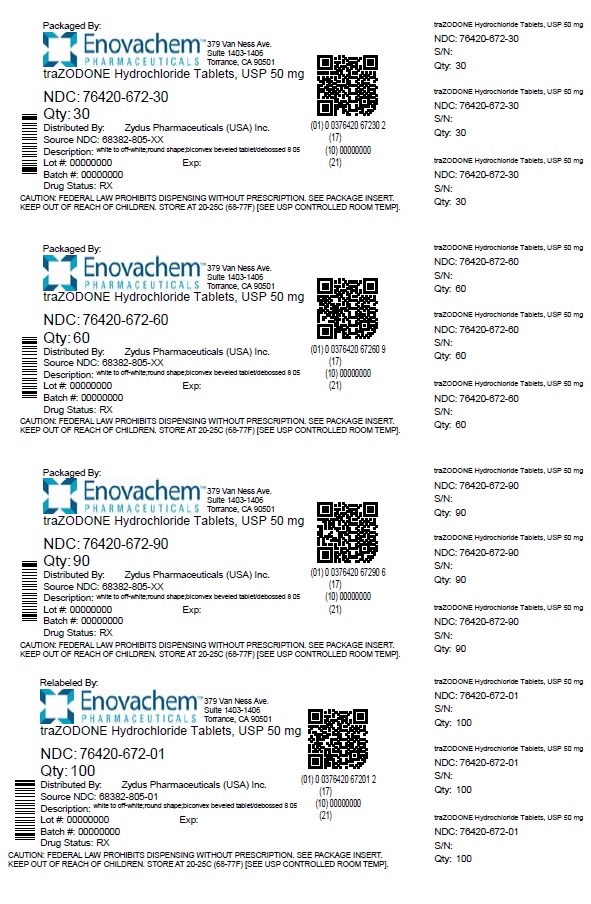 Trazodone Hyadrochloride Tablets, USP