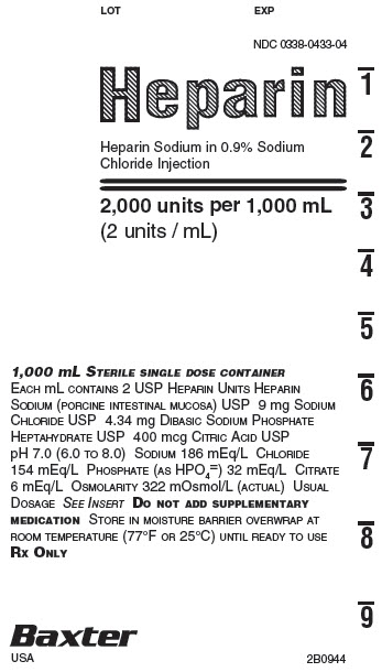 Representative Container Label NDC 0338-0433-04