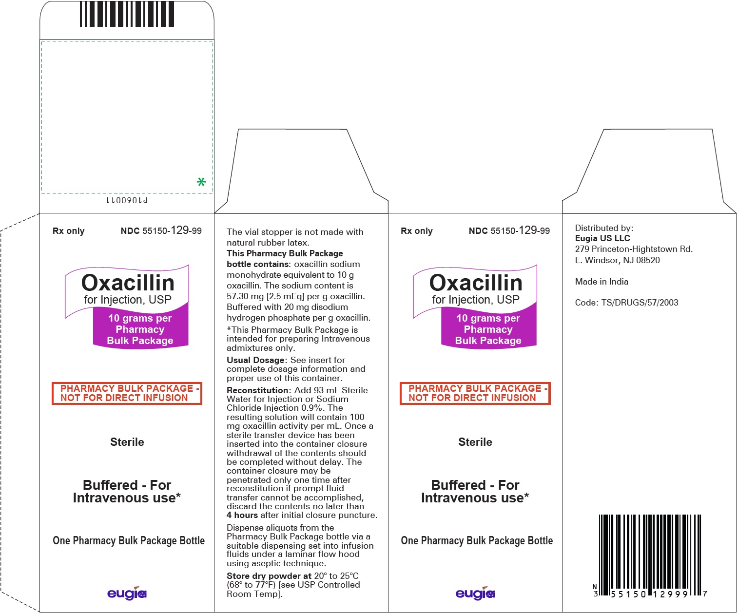 PACKAGE LABEL-PRINCIPAL DISPLAY PANEL - 10 grams Pharmacy Bulk Package Carton Label