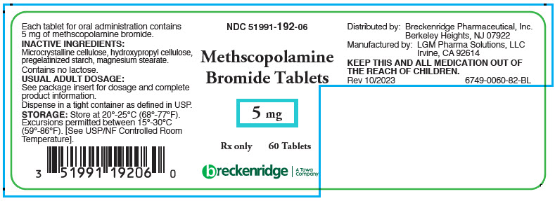 PRINCIPAL DISPLAY PANEL - 5 mg Tablet Bottle Label