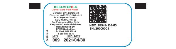DEBACTEROL VIAL BOX LABEL