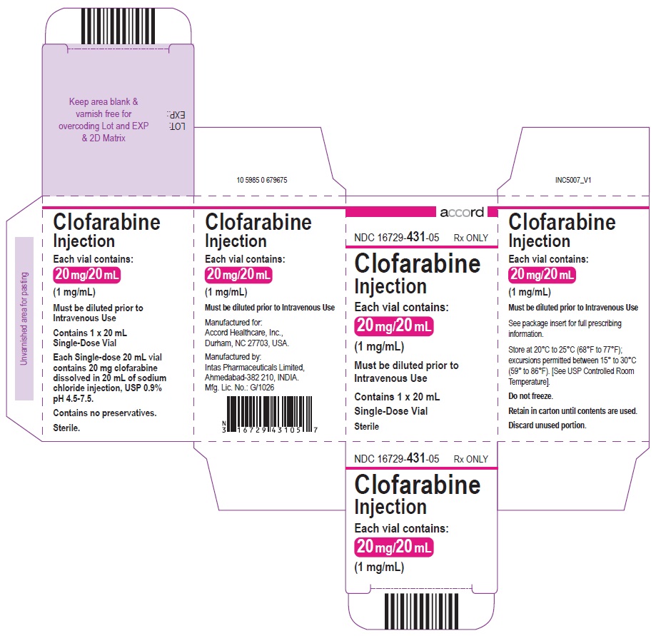 Principal Display Panel - Clofarabine-injection- Carton