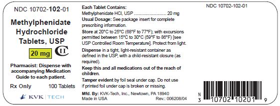 20 mg container label