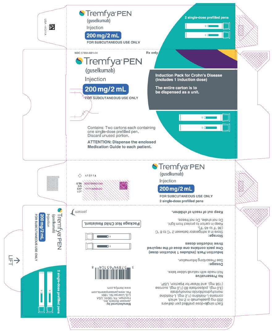 PRINCIPAL DISPLAY PANEL - 200 mg/2 mL Pen Carton - NDC 57894-651-04