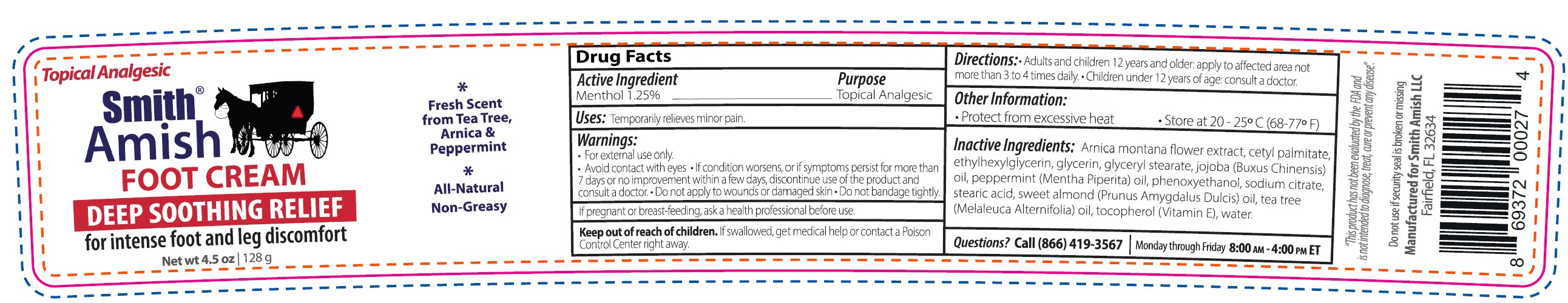 4oz foot cream