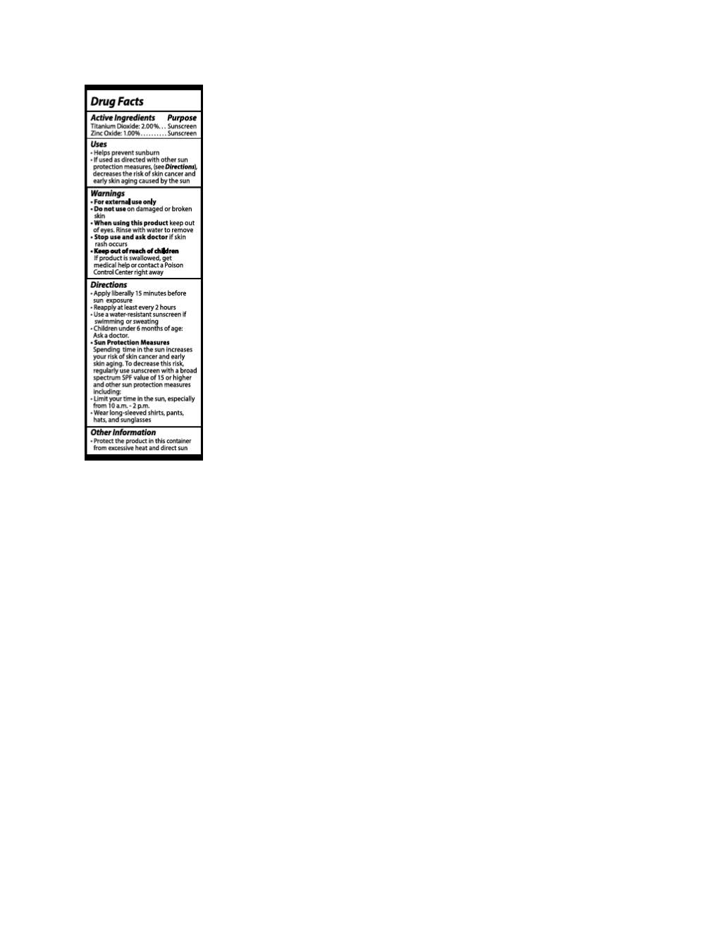 Indications & usage