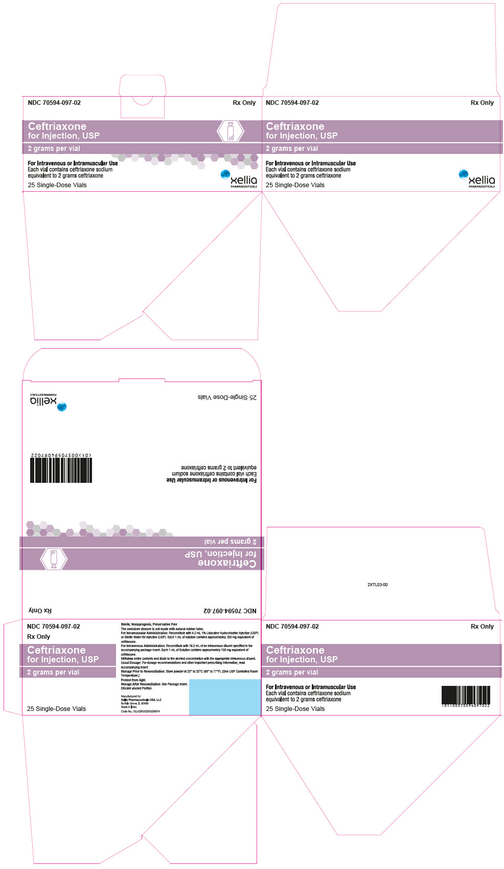 PRINCIPAL DISPLAY PANEL - 2 gram Vial Carton