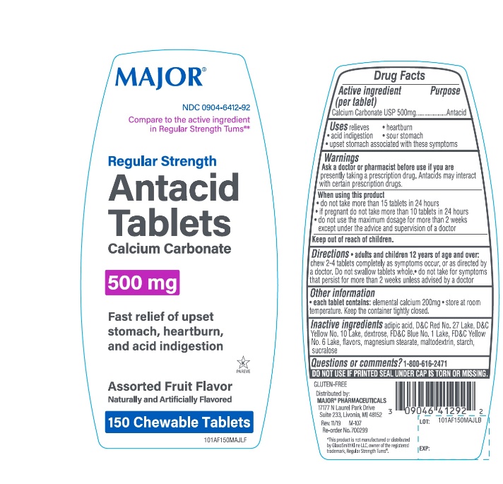 Major Regular Strength Assorted Fruit 150 Chewable Tablets
