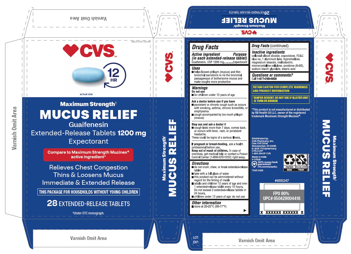 724R CVS Guaifenesin tablets IFC