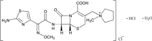 Figure 1: Structure of Cefepime  