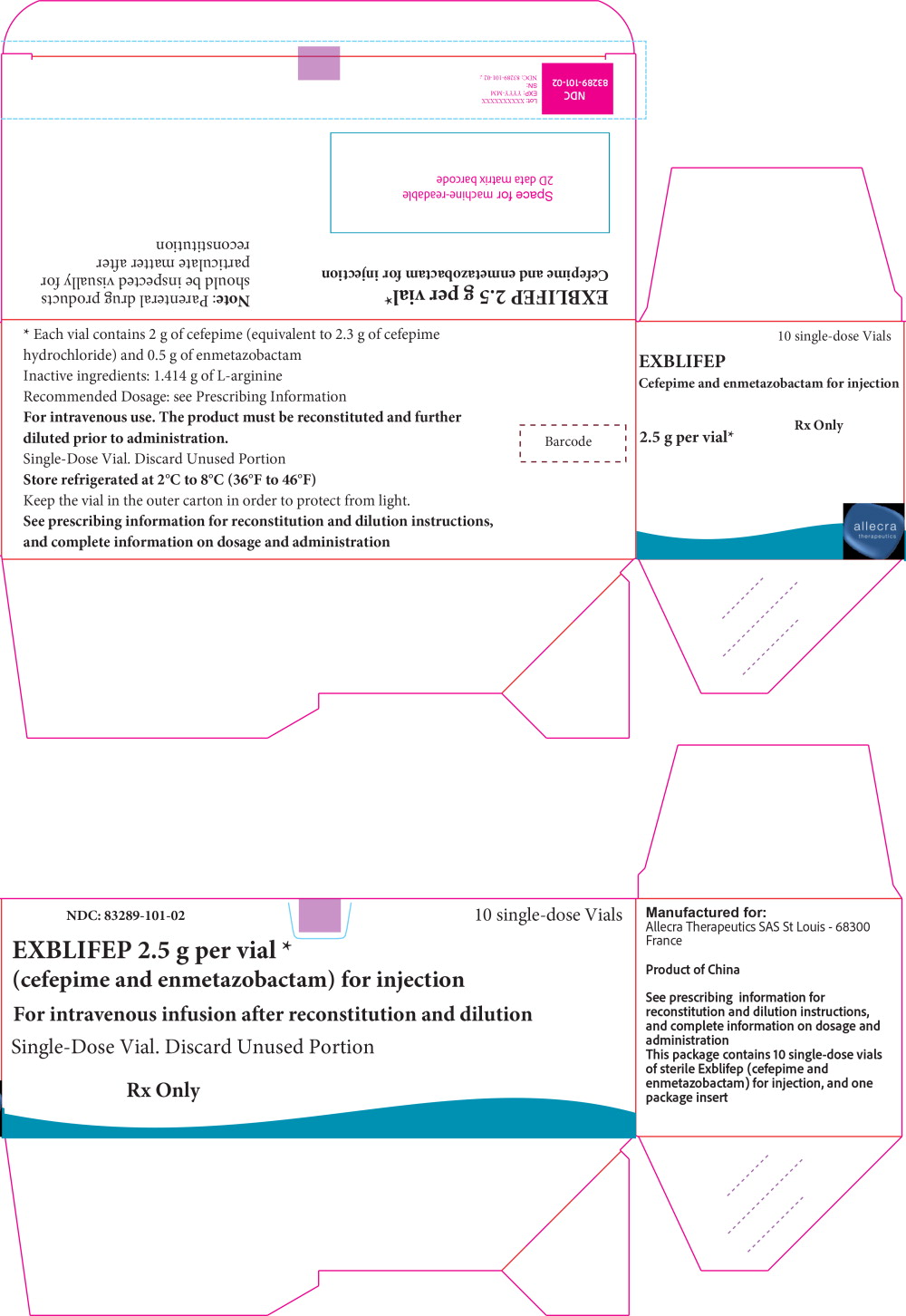 Principal Display Panel – 2.5 g Carton Label  