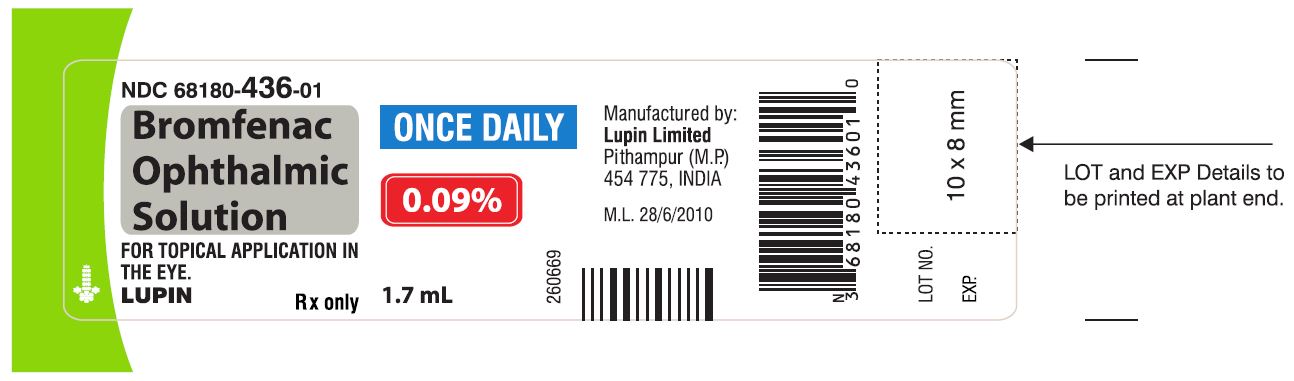 Bromfenac Ophthalmic Solution 1.7 mL-Bottle Label