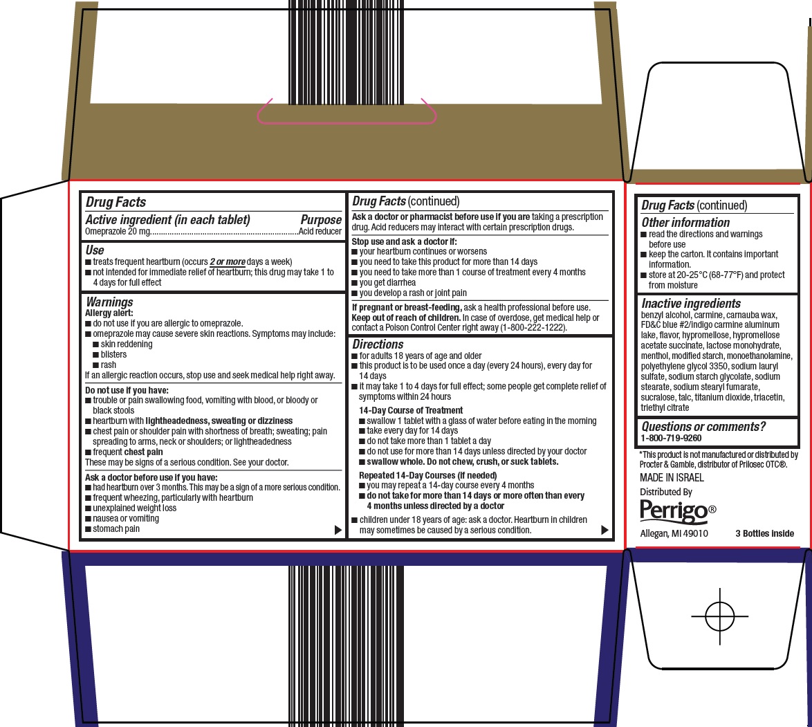 Omeprazole Delayed Release Tablets 20 mg Carton Image 2