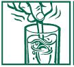 Image of stirring water after adding Citrucel