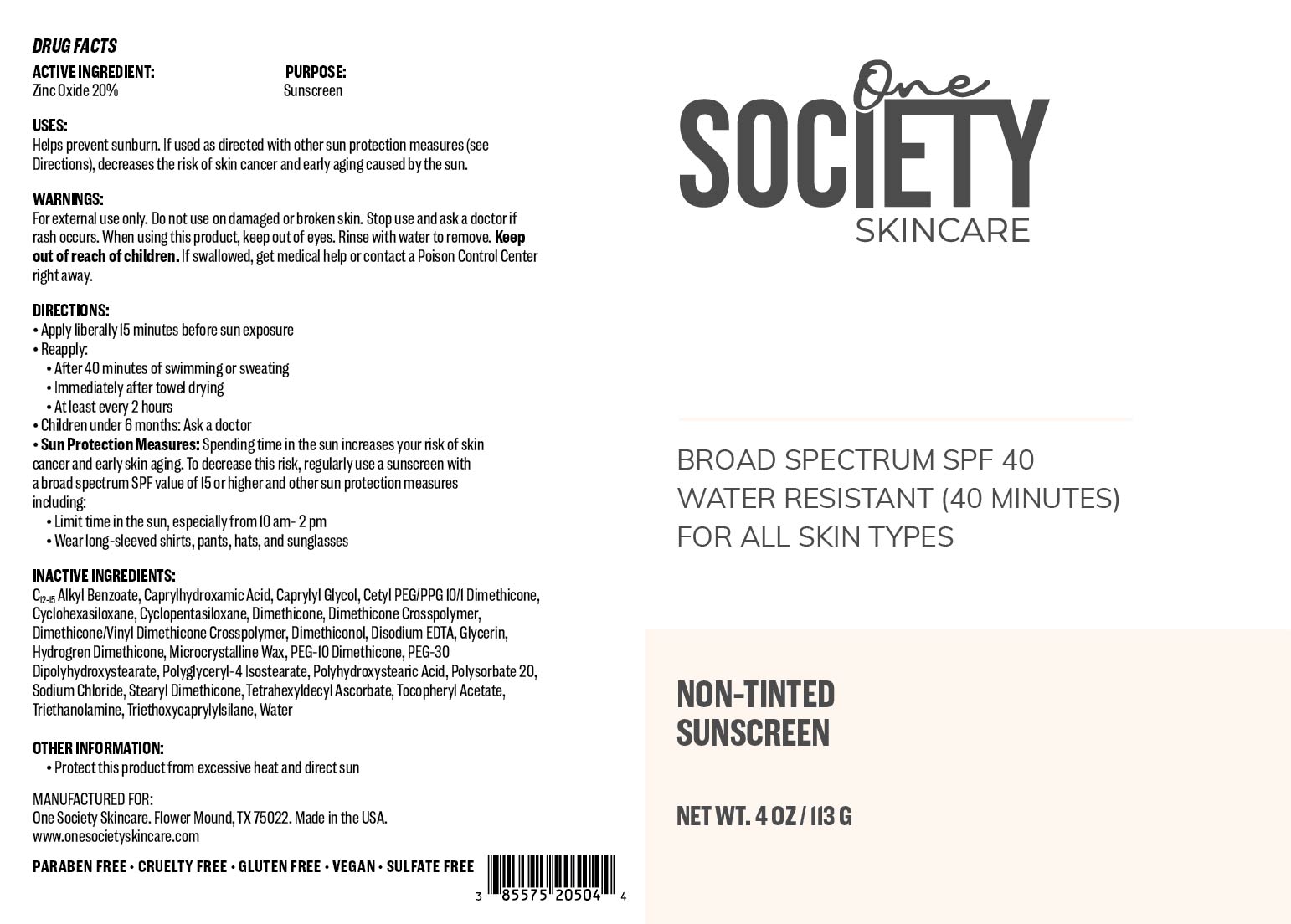 Package Label