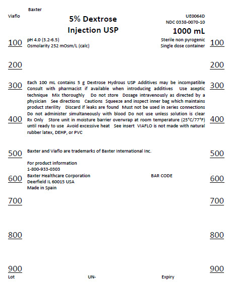 Representative Container Label 0338-0070-10