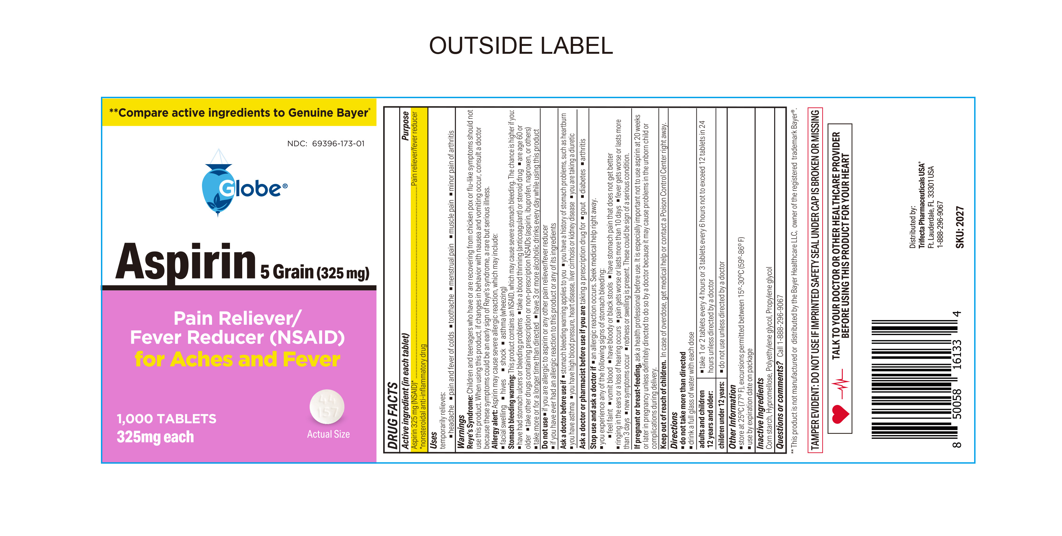 2027 GLOBE ASPIRIN TABLETS 325MG BOTTLE REV04 060525 CDER
