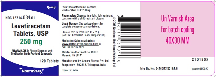 levetiracetam250mg120scont