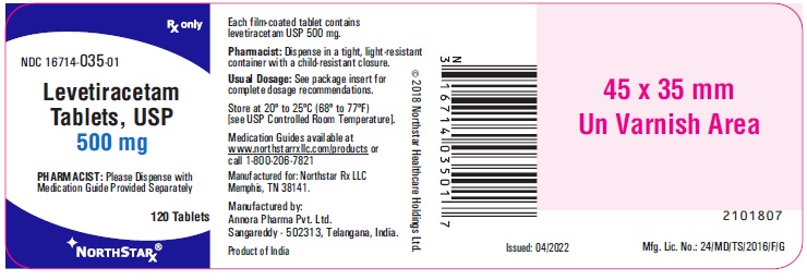 levetiracetam500mg120scont