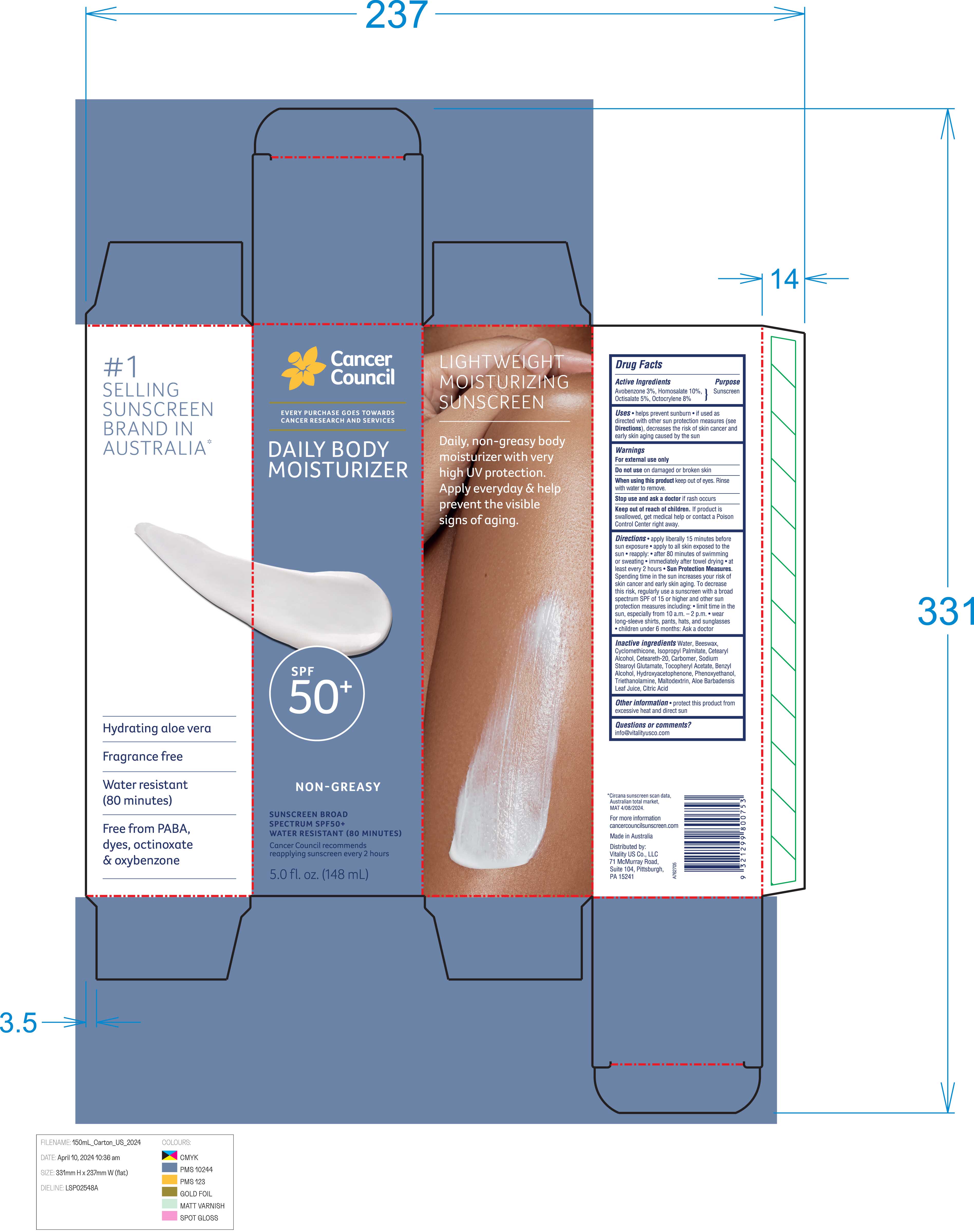 Daily Body SPF 50