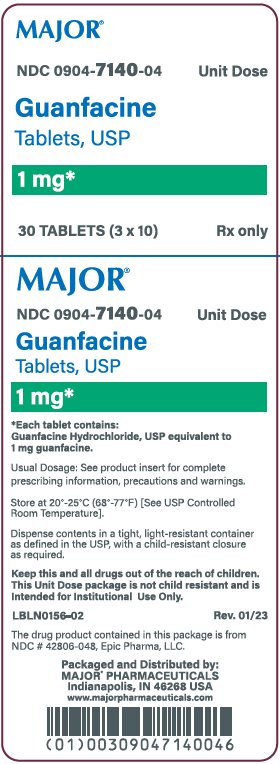 1mg carton label