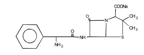ampicillin structure