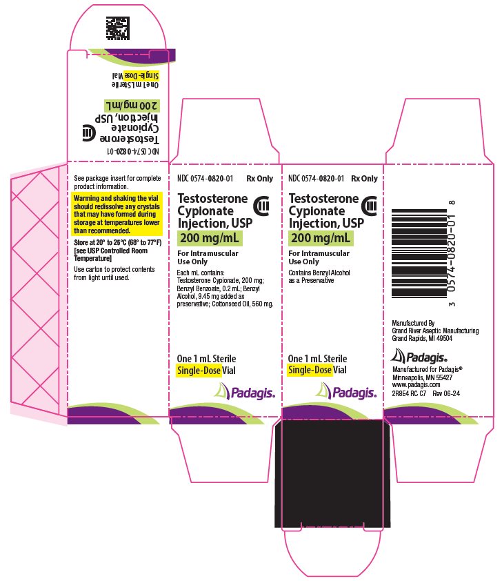 Testosterone Cypionate Injection single-dose carton image