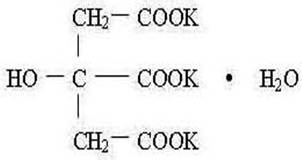 Pot-citrate- Structure