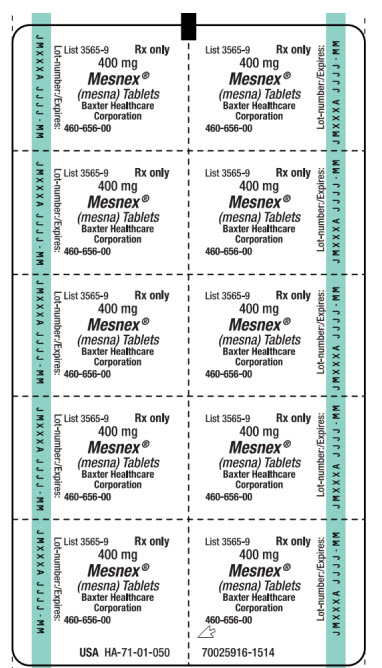 Representative Container Blister Pack Labeling 400 mg