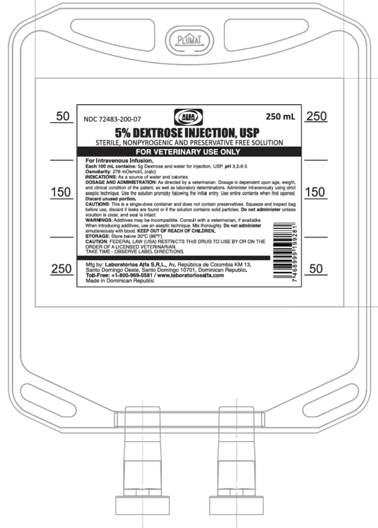 Dextrose 5 Bag 250 mL