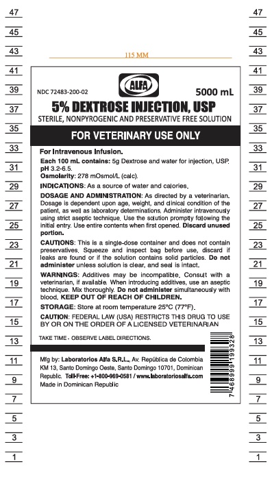 Dextrose 5 Bag 5000 mL