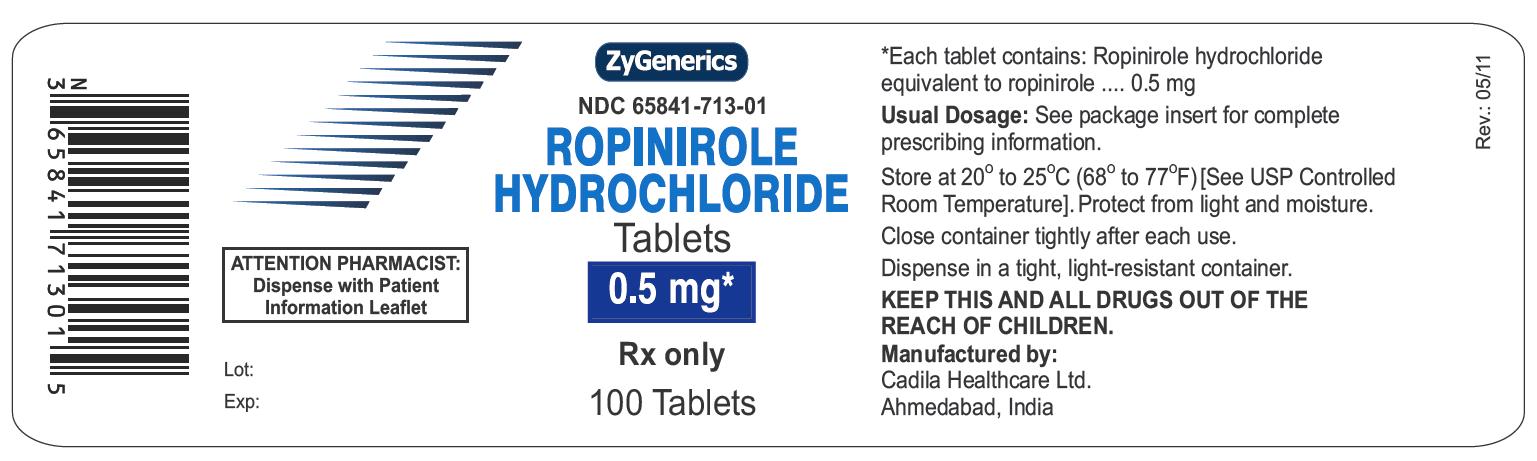 ropinirole hcl tablets, 0.5 mg