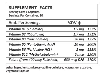 Nexalife Supp Facts