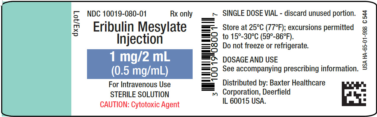 Eriibulin Representative Container Label - NDC 10119-080-01