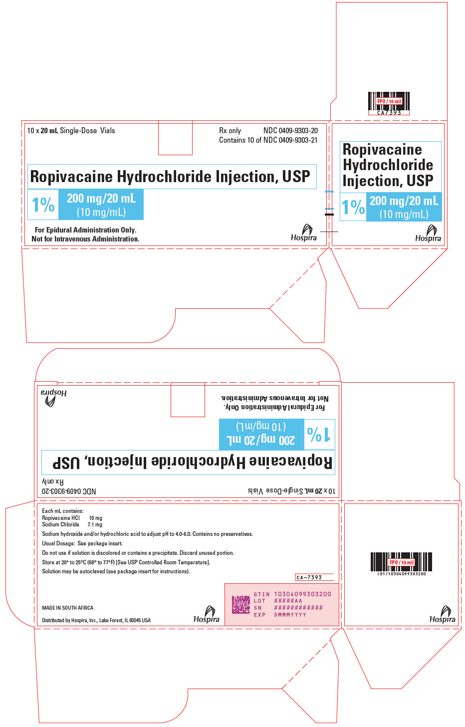 PRINCIPAL DISPLAY PANEL - 200 mg/20 mL Vial Carton
