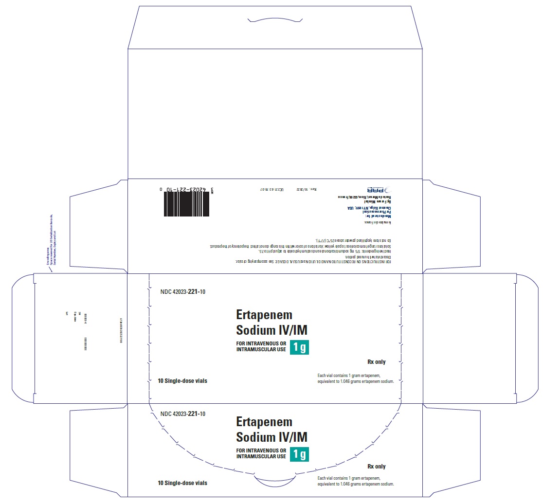 PRINCIPAL DISPLAY PANEL - 1 g Vial Carton 