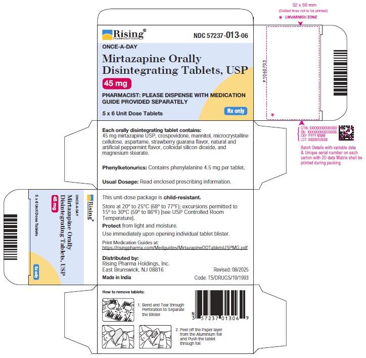 PACKAGE LABEL-PRINCIPAL DISPLAY PANEL - 45 mg Blister Carton (5 x 6 Unit-dose)