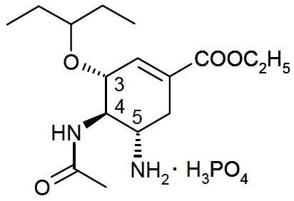 Oseltamivir phosphate_Structure
