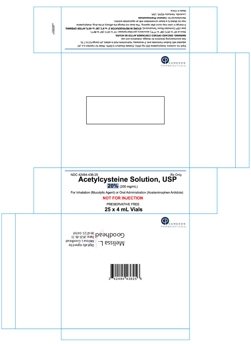 PRINCIPAL DISPLAY PANEL - 200 mg/mL Vial Carton