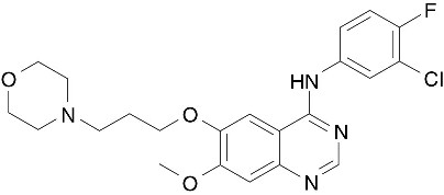 structural formula for gefitinib
