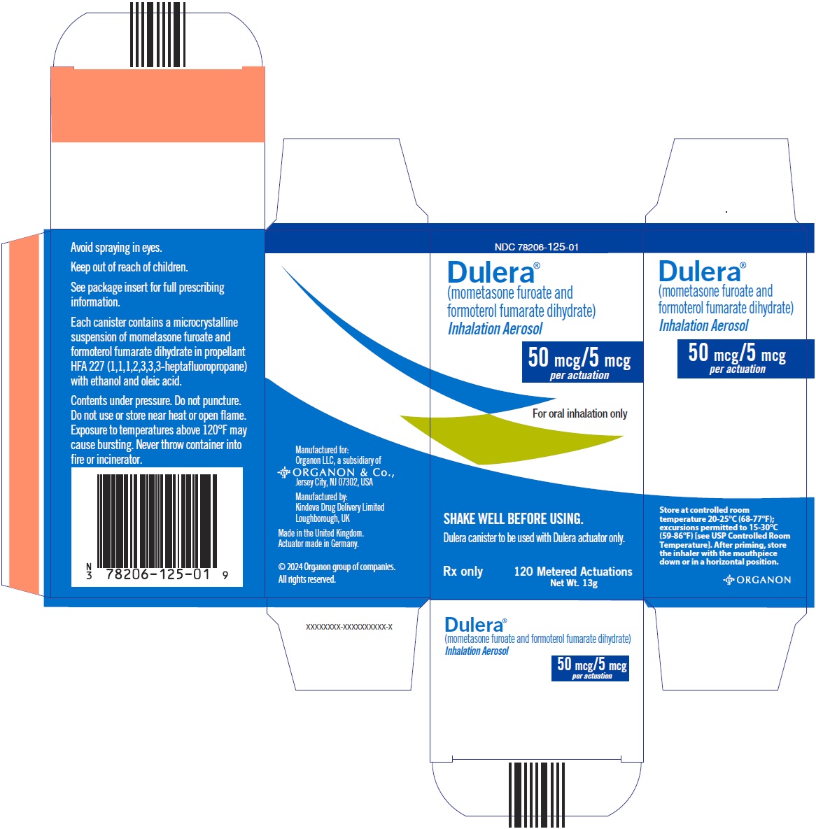 PRINCIPAL DISPLAY PANEL - 50 mcg/5 mcg Canister Carton
