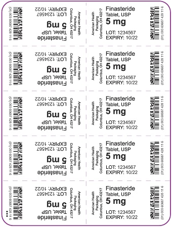 5 mg Finasteride Tablet Blister