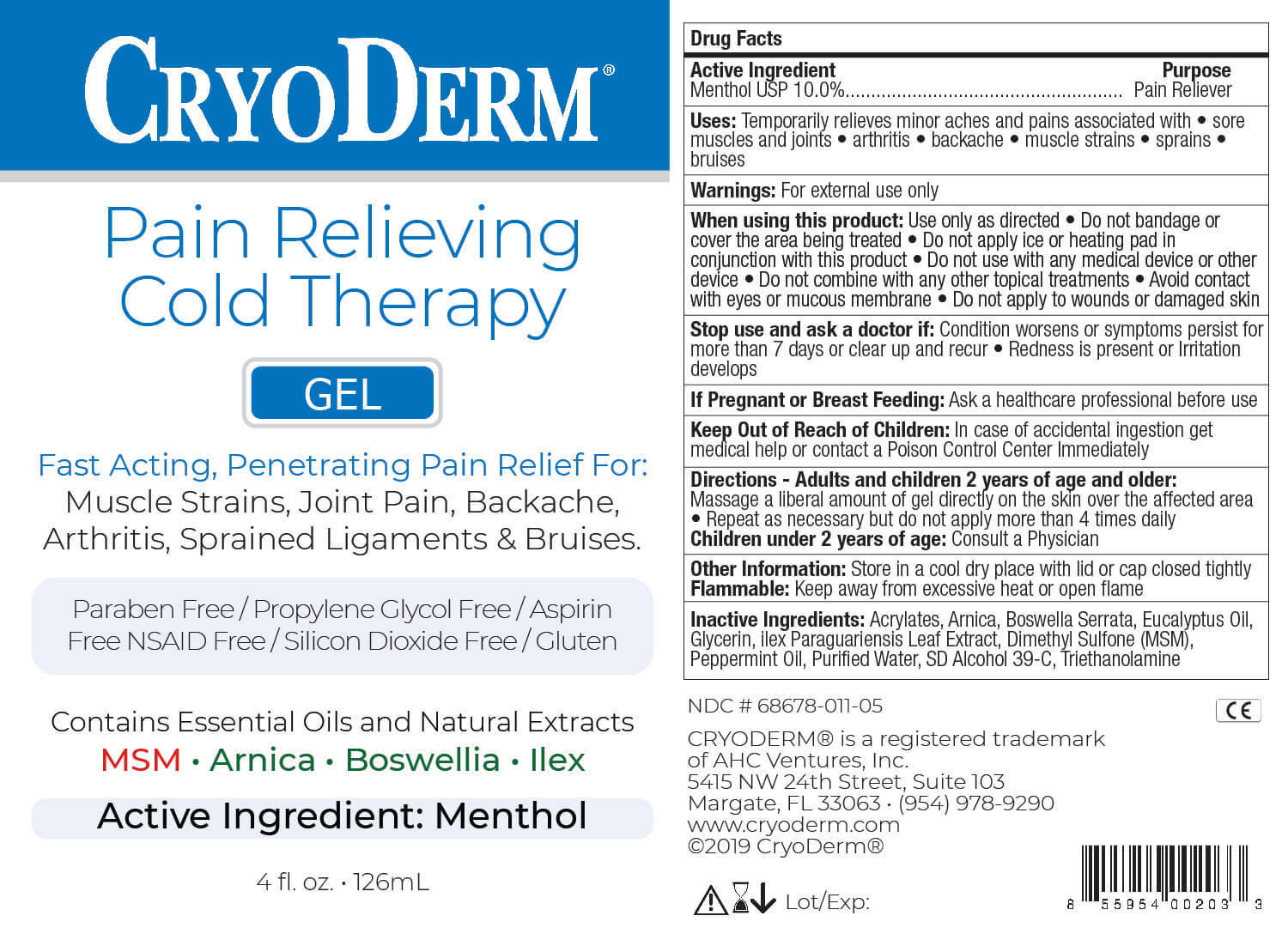 4 oz cold gel