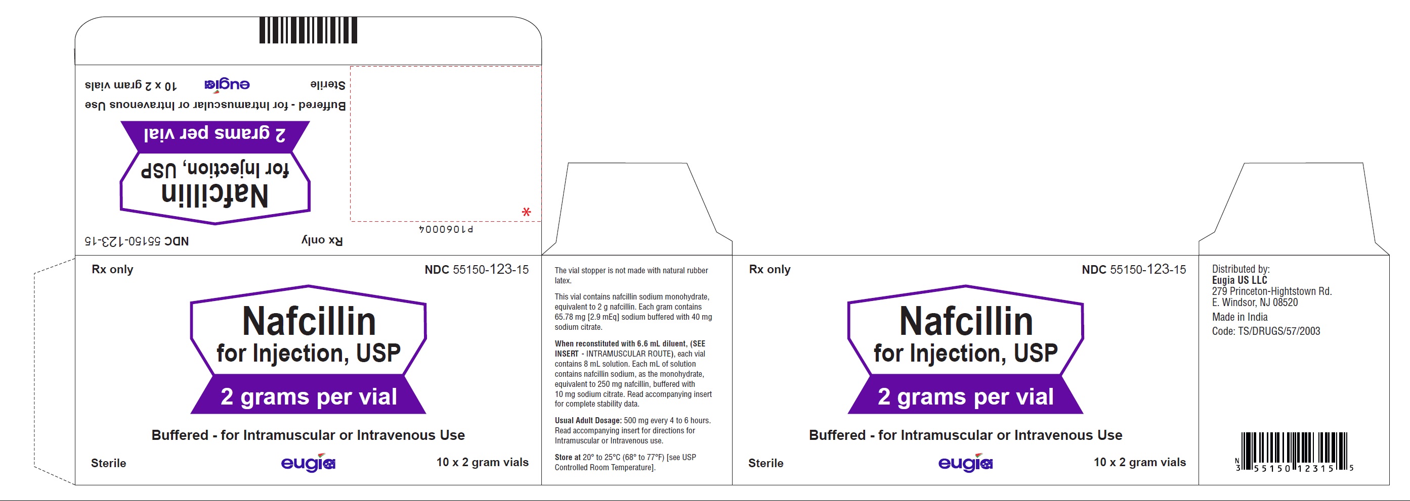 PACKAGE LABEL-PRINCIPAL DISPLAY PANEL - 2 gram per vial - Container Carton
