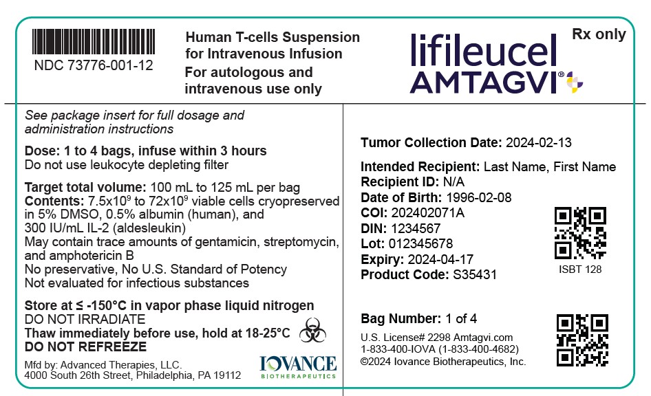 PRINCIPAL DISPLAY PANEL - Cassette Label - Advanced Therapies