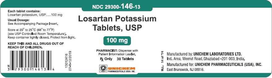 100 mg container label