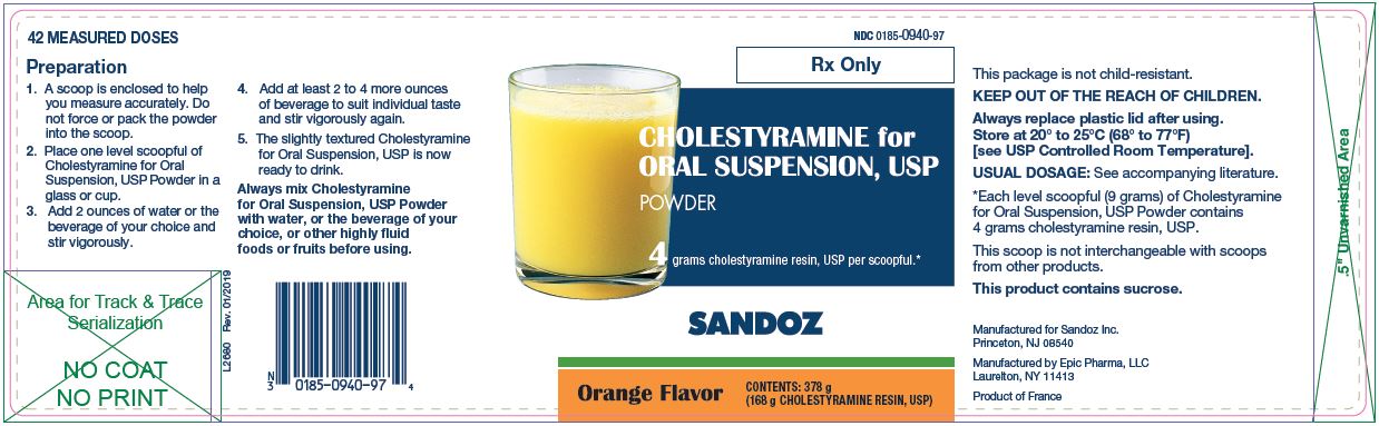 Cholestyramine- Orange
