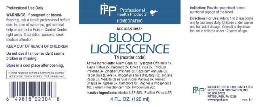 BLOOD LIQUESCENCE